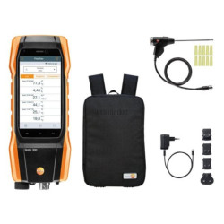 Lot analyseur de combustion Testo 300 Initial Confort sans imprimante, connecteur Bluetooth