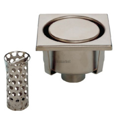 Siphon inox 150x150 garde d'eau 40mm Limatec 1550F