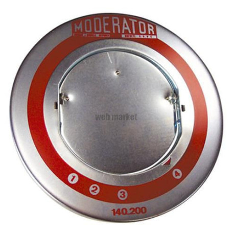 Tuyau rigide email noir brillant moderateur n° 1 d 100 a 140 réf. 920031