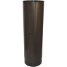 Tuyau de 50 cm noir mat diamètre 150 réf. 344501
