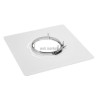 Conduits pellets - email noir mat plaque de proprete 300 x 300 blanc 100 réf. 125100