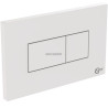 Plaque de commande pneumatique Solea P2 pour bâti-support Prosys - blanc - boutons 3/6 litres Réf. R0110AC