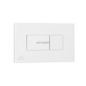 Plaque de commande pneumatique Solea P2 pour bâti-support Prosys - blanc - boutons 3/6 litres Réf. R0110AC