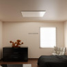 Collecteur de reprise confort white pour plenum de 600x400 mm avec enjoliveur en pvc blanc satine de 820x600 mm Réf. COL600X400