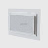 Collecteur de reprise confort white pour plenum de 600x400 mm avec enjoliveur en pvc blanc satine de 820x600 mm Réf. COL600X400