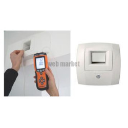 Kit anémomètre à hélice et manomètre + cône de mesure de débit 250 x 250 mm + certificat d'ajustage Réf. AFD-550K / 6091000