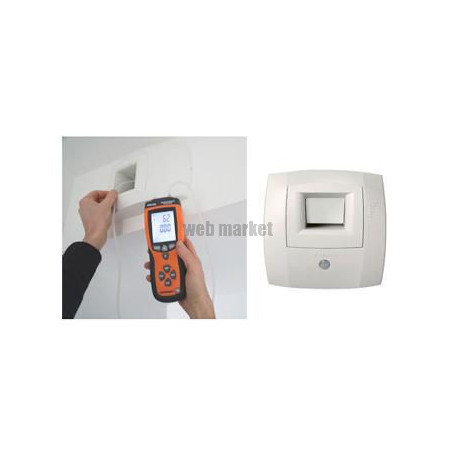 Kit anémomètre à hélice et manomètre + cône de mesure de débit 250 x 250 mm + certificat d'ajustage Réf. AFD-550K / 6091000