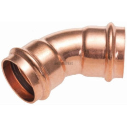 Coude 45 Altech à sertir cuivre femelle femelle diamètre 35 mm sachet de 1 pièce