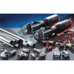 Coude 90 degrés acier avec extrémité à emboîter MF D54mm réf 23308