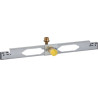 Barre d'alimentation d'urinoir RP 15x21mm Réf 242.042.00.1
