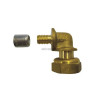 Coude à sertir femelle à écrou tournant DN16-15x21 Réf 523330-EB50