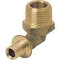 Coude à 90° diamètre 16-15x21 mâle en laiton Réf 11691361001