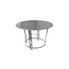 Accessoires de tubage flexible chapeau plat inox nd 4 230 / 250 0000 14 réf. 000014