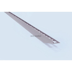 Profilé Fundo Riolito habillage de pente variante côté droit inox 8mm 1,20m Réf. 106110008