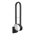 Barre relevable Arsis gris anthracite cache brillant 60 cm chrome réf. 048760