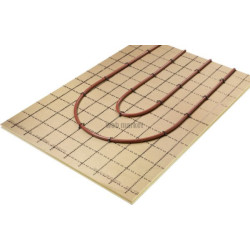 Plaque isolante prétracée RAUPUR en mousse de polyuréthane  R EGAL 4,4 Dimensions: 1200 mm x 1000 mm. Avec film pare-vapeur. Pour 