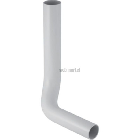 Coude de chasse gauche PVC 02 blanc réf. 118.120.11.1