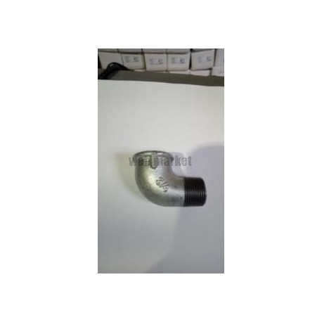 Coude 90° fonte malléable galvanisée 92 mâle-femelle 20x27 réf.092020G