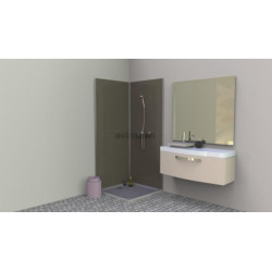Plaque DECOFAST Taupe 2000x900x3mm Réf.400253