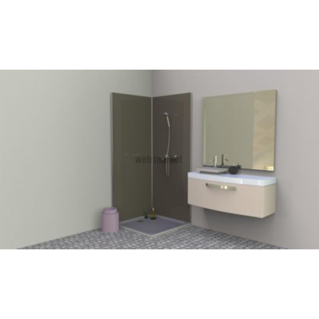 Plaque DECOFAST Taupe 2000x900x3mm Réf.400253