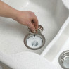 Cleany quick pour évier D90 inox avec trop plein rond D30 NF Réf 39600000000