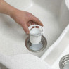 Cleany quick pour évier D90 inox avec trop plein rond D30 NF Réf 39600000000