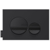 Plaque de commande double touche noir mat/brillant Réf. E20859-7-BMT