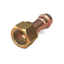Raccord flare simple femelle 3/8 (sachet de 4 pièces)