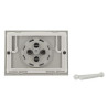 Plaque de commande 412 double volume bouton rectangulaire chromé brillant Réf. 0709316