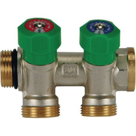 "Collecteur COMBI I 40mm 15x21 mâle 2 sorties Réf. 4E40V254P"