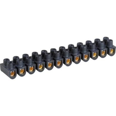 Barrettes laiton noire 6 mm² 70002