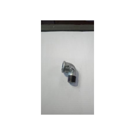 Coude 90° fonte malléable galvanisée 92 mâle-femelle 15x21 réf.092015G