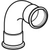Coude 90° D54mm, cuivre Réf 60108