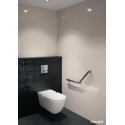 Plaque de commande WC TEMPOMATIC bicommande pour WC inox, piles 6V Réf. 464006