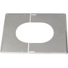 Accessoires opsinox plaque de finition 30° a 45° inox 230 réf. 482323