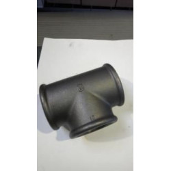 Té 130 fonte malléable noir femelle 50x60 réf.130050N