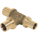 Té à passage réduit diamètre 20-20x16 en laiton Réf 11690441001