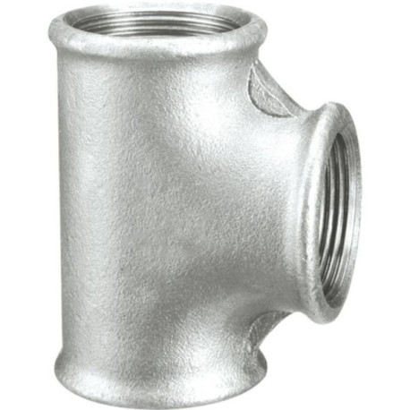 Té 130 fonte malléable galvanisée femelle 20x27 réf.130020G