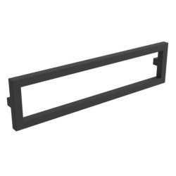 Support porte accessoires métallique LLOYD 60 cm finition noir réf : 97675