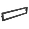 Support porte accessoires métallique LLOYD 60 cm finition noir réf : 97675