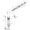 Mitigeur lavabo 240 Tecturis S Fine CoolStart sans vidage Noir mat Réf. 73372670