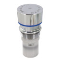 Tête interchangeable pour lavabo presto neo s. Déclenchement mécanique temporisé par bouton-poussoir. Temporisation 05-10sec. Finition chromée avec bague bleue. Système antiblocage antivandalisme. réf.01280