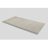 RECEVEUR BASE BETON 80 CREMA (200x80). Bonde standard. Grille inox. Possible rebord. Découpe sur-mesure. Réf: 53009478