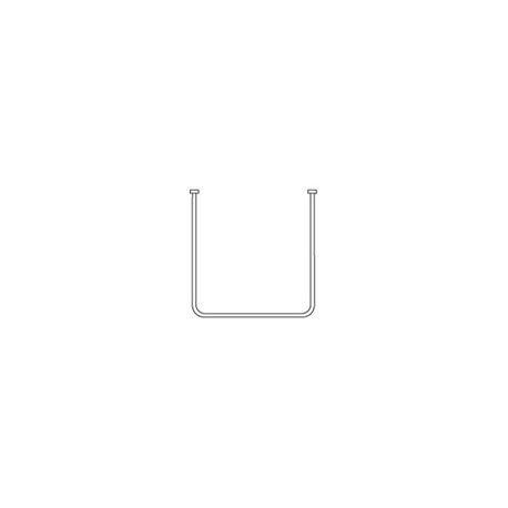 Rail en U, 820 x 1420 x 820 mm, pour receveurs de 820 x 1500 mm, Réf. 24047