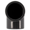Coude 90° grand rayon PVC diamètre 50mm C50F