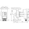 Circulateur collectif chauffage haut rendement Yonos Maxo 65 / 0,5 - 9 Réf 2120653