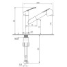 Flexibles d'alimentation Alterna inox F3/8 - longueur flexibles 410 mm - contient 2 flexibles - pour références : 7728285 7728286 7728287 7728291