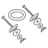 Set de fixations pour 121.800 Réf. 240.809.00.1