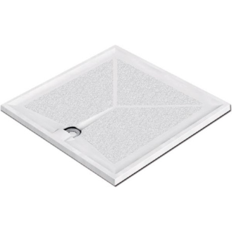 Receveur de douche simple BRADDAN, extra-plat, à poser ou à encastrer, 120 x 76 cm, blanc Réf. 16012