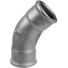 Courbe 45° fonte malléable galvanisée 41 femelle-femelle 15x21 réf.41G15